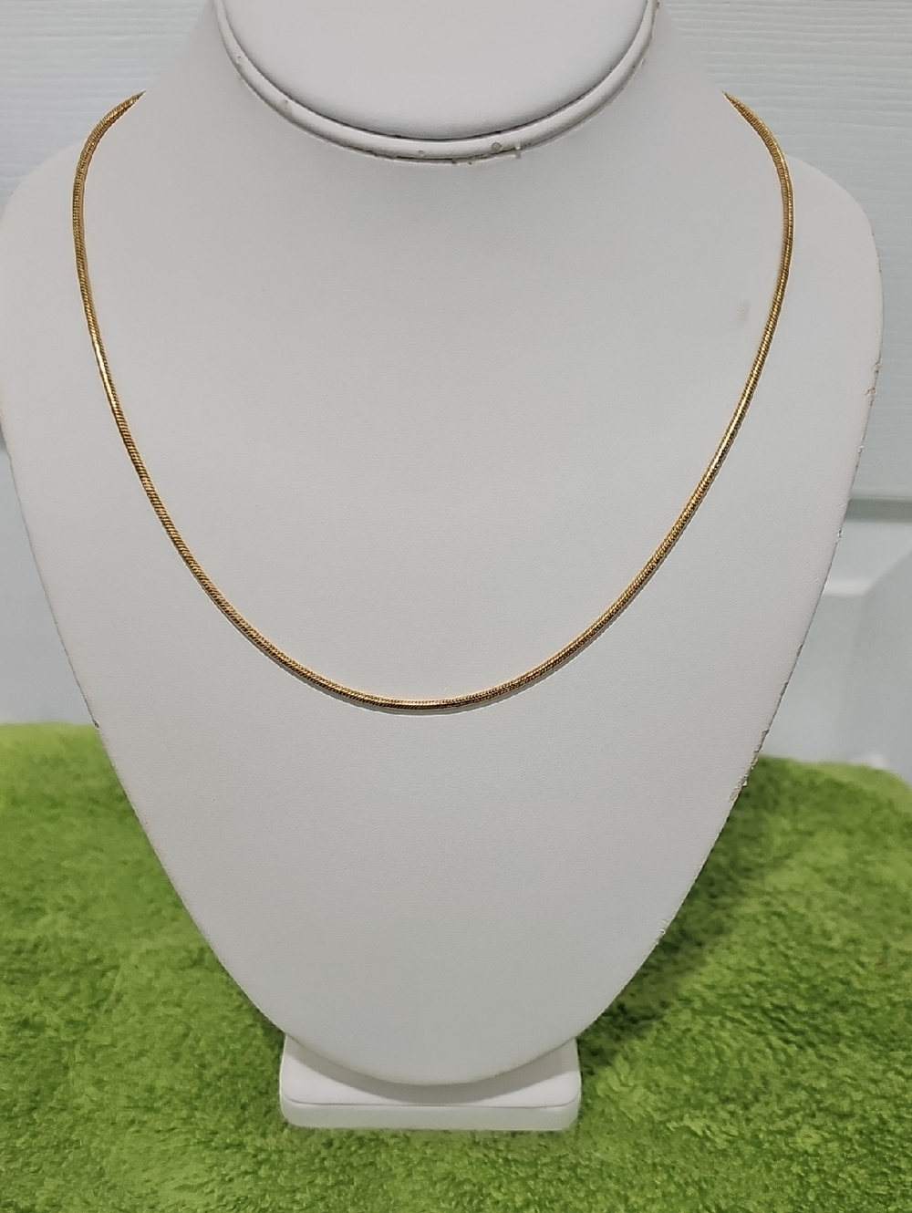 Classic Gold Snake Chain Necklace -